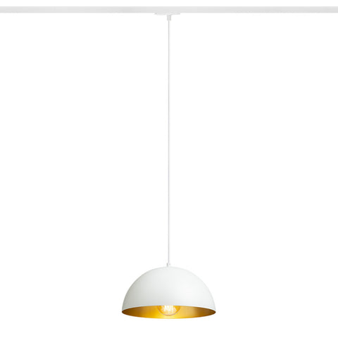 GLADYS 30 1-vaihekiskolle valkoinen/kultainen 230V LED E27 15W – valmistajan tuotekuva (R14503)