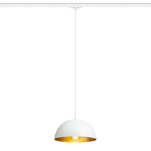 GLADYS 30 3-vaihekiskolle valkoinen/kultainen 230V LED E27 15W – valmistajan tuotekuva (R14507)
