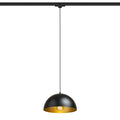 GLADYS 30 3-vaihekiskolle musta/kultainen 230V LED E27 15W – valmistajan tuotekuva (R14509)