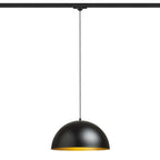 GLADYS 40 3-vaihekiskolle musta/kultainen 230V LED E27 15W – valmistajan tuotekuva (R14513)