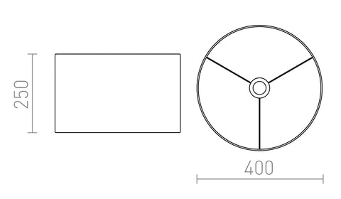RON 40/25 varjostin – tyylikäs ja monikäyttöinen E27-varjostin - Nordic Lumen