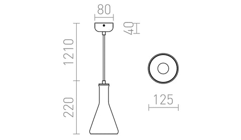PULIRE CON riippuvalaisin, opaalilasi/puu/kromi, E14 - Nordic Lumen