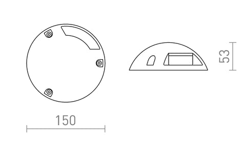 TOPTOP S I ULKOTILAN VALAISIN LED 1.5W 105 lm Ra 80 - Nordic Lumen