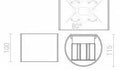 TITO R DIMM ULKOTILAN VALAISIN LED 2x3W 500 lm Ra 80 - Nordic Lumen
