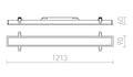 PESANTE 90 upotettava valaisin, LED 40W, 230V, 3000K - Nordic Lumen