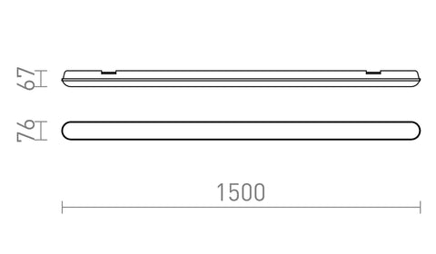 TRIDENT PRO 150 LED-riippuvalaisin, 60W, IP65 - Nordic Lumen