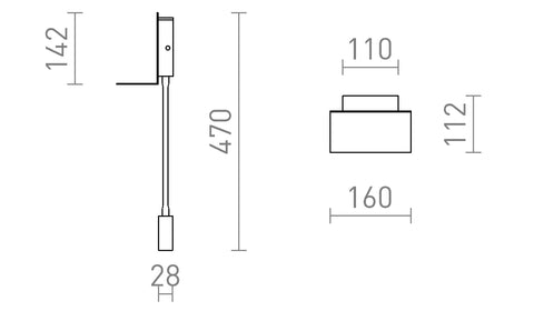 ROSTAM seinävalaisin – USB-latauksella ja joustavalla kohdevalolla - Nordic Lumen
