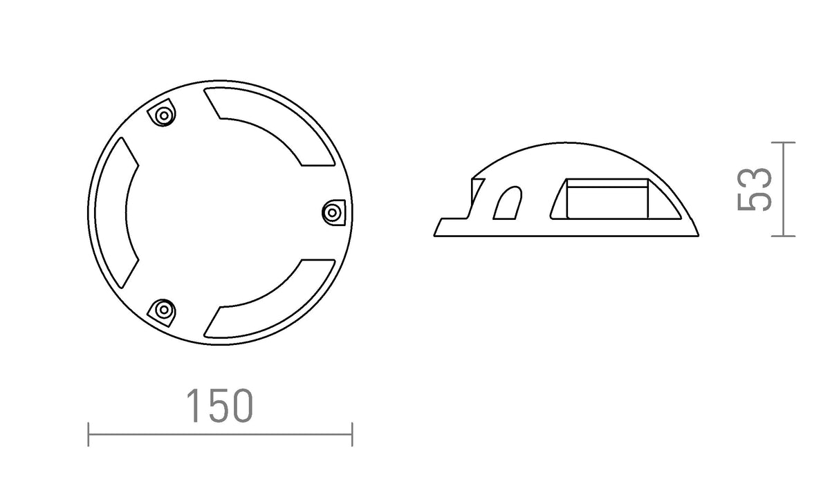 Rendl TOPTOP S III markarmatur – måttskiss