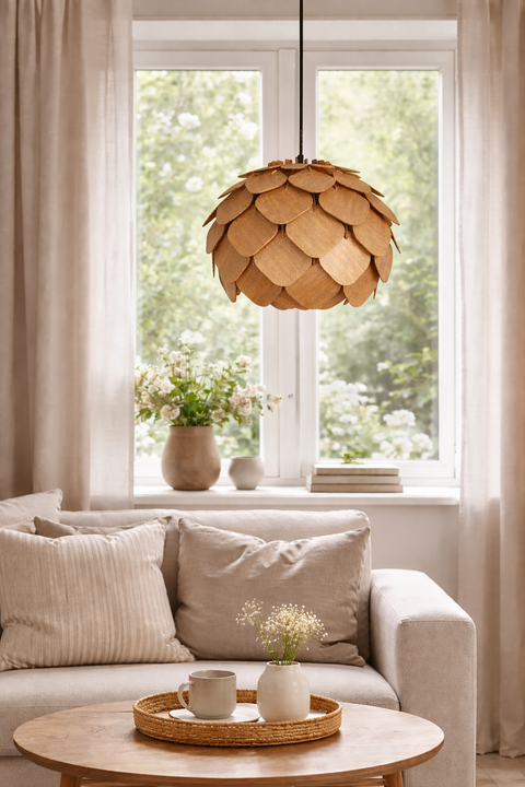 Nordland Design Isabella Mini -ikkunavalaisin, koko S, tummantammen sävy – tuotegallerian kuva 3
